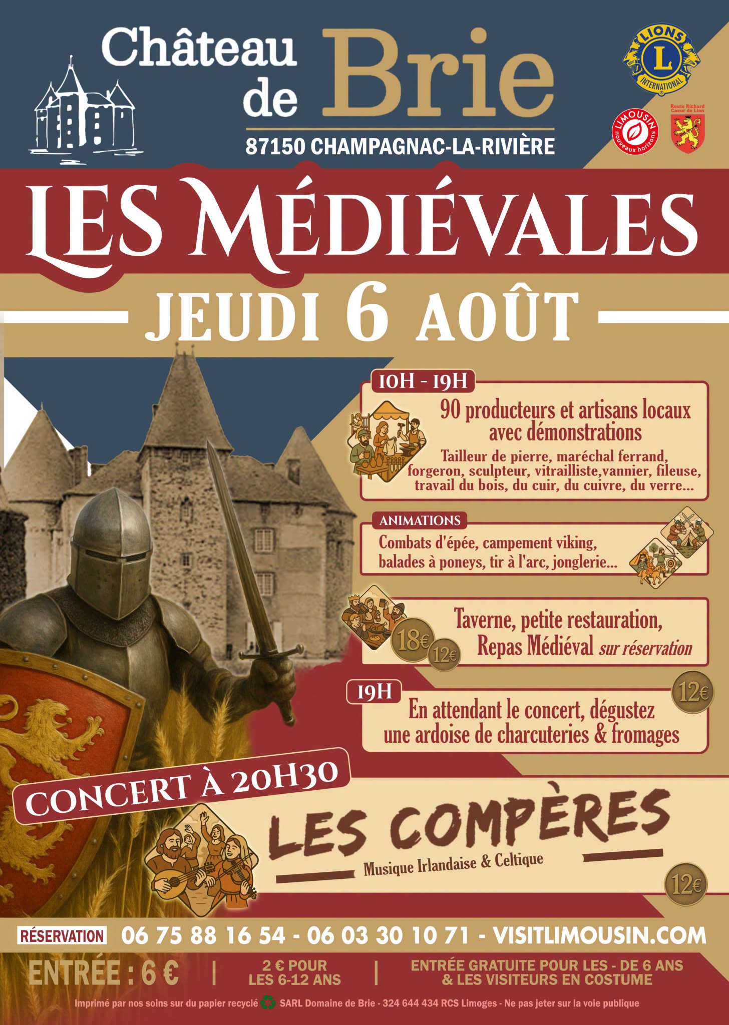 Médiévales du Château de Brie